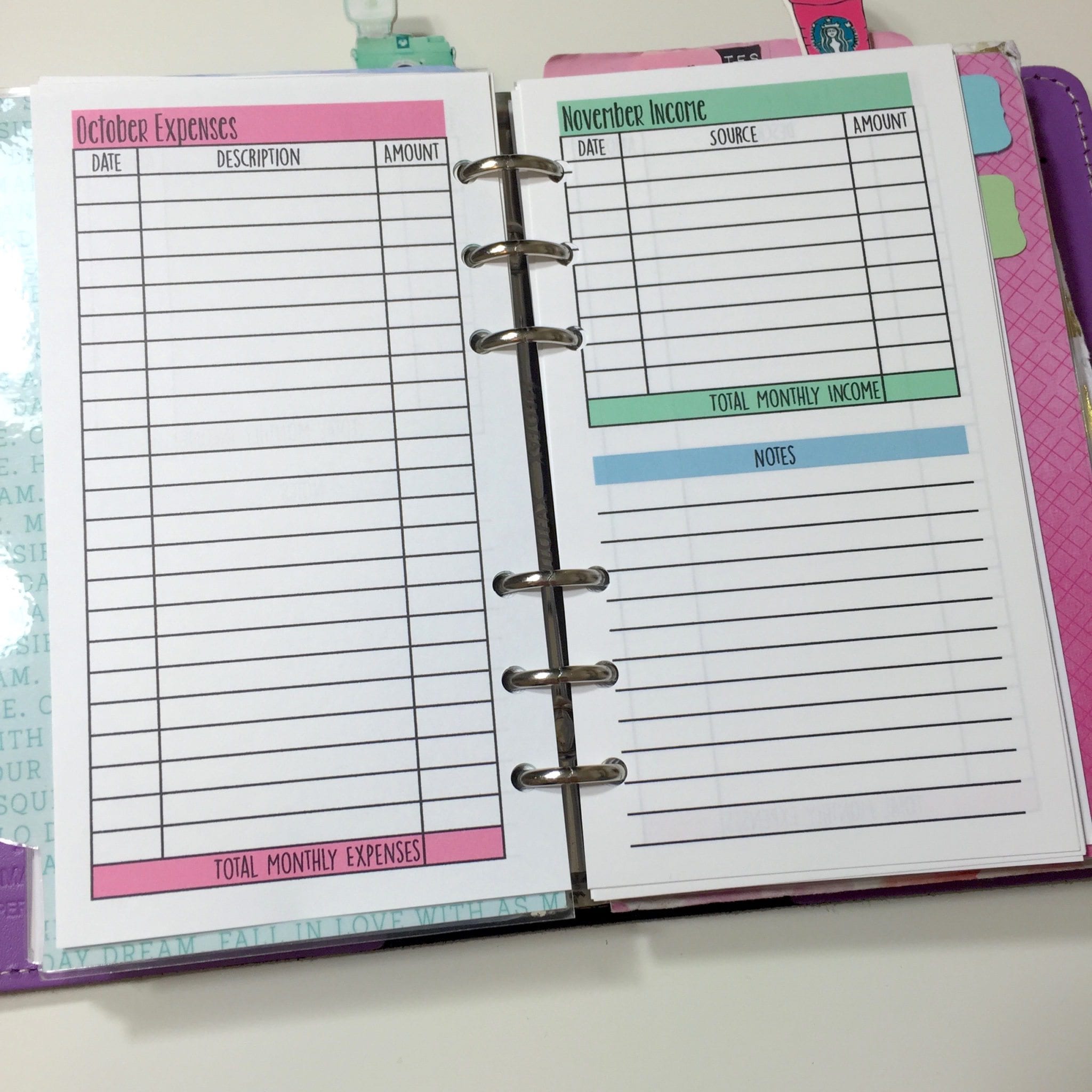 keep track of monthly expenses