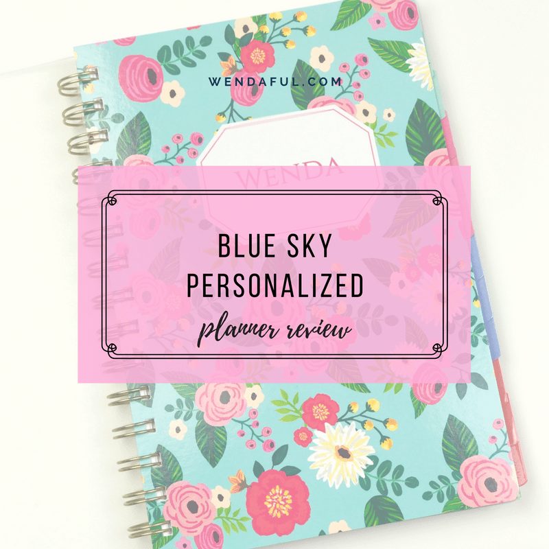 blue sky personalized planner review wendaful planning