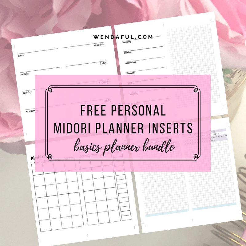 New Personal Traveler s Notebooks Planner Inserts Wendaful Planning New Personal Traveler s Notebooks Planner Inserts Wendaful Planning