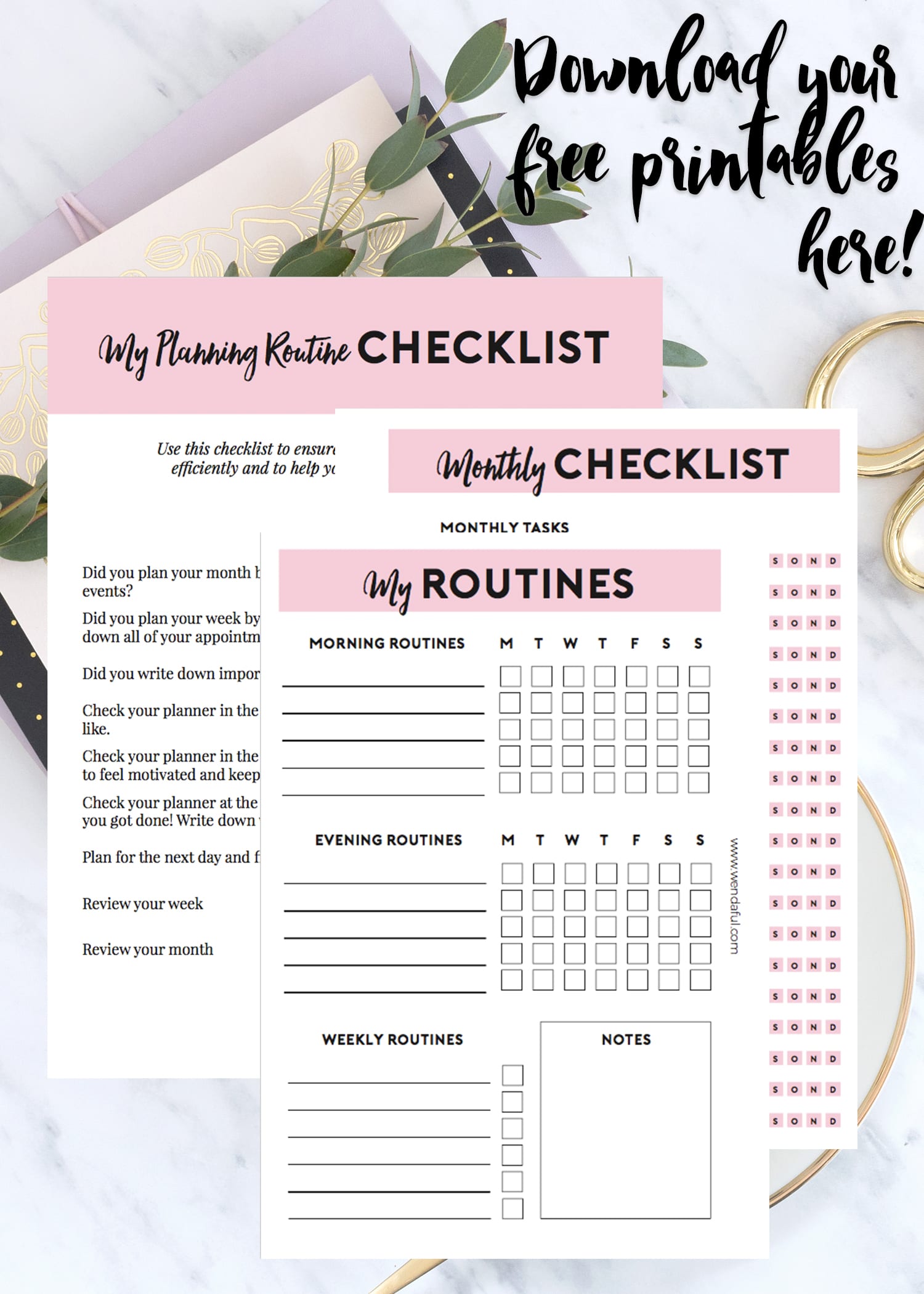 How A Planning Routine Can Increase Your Productivity Wendaful Planning